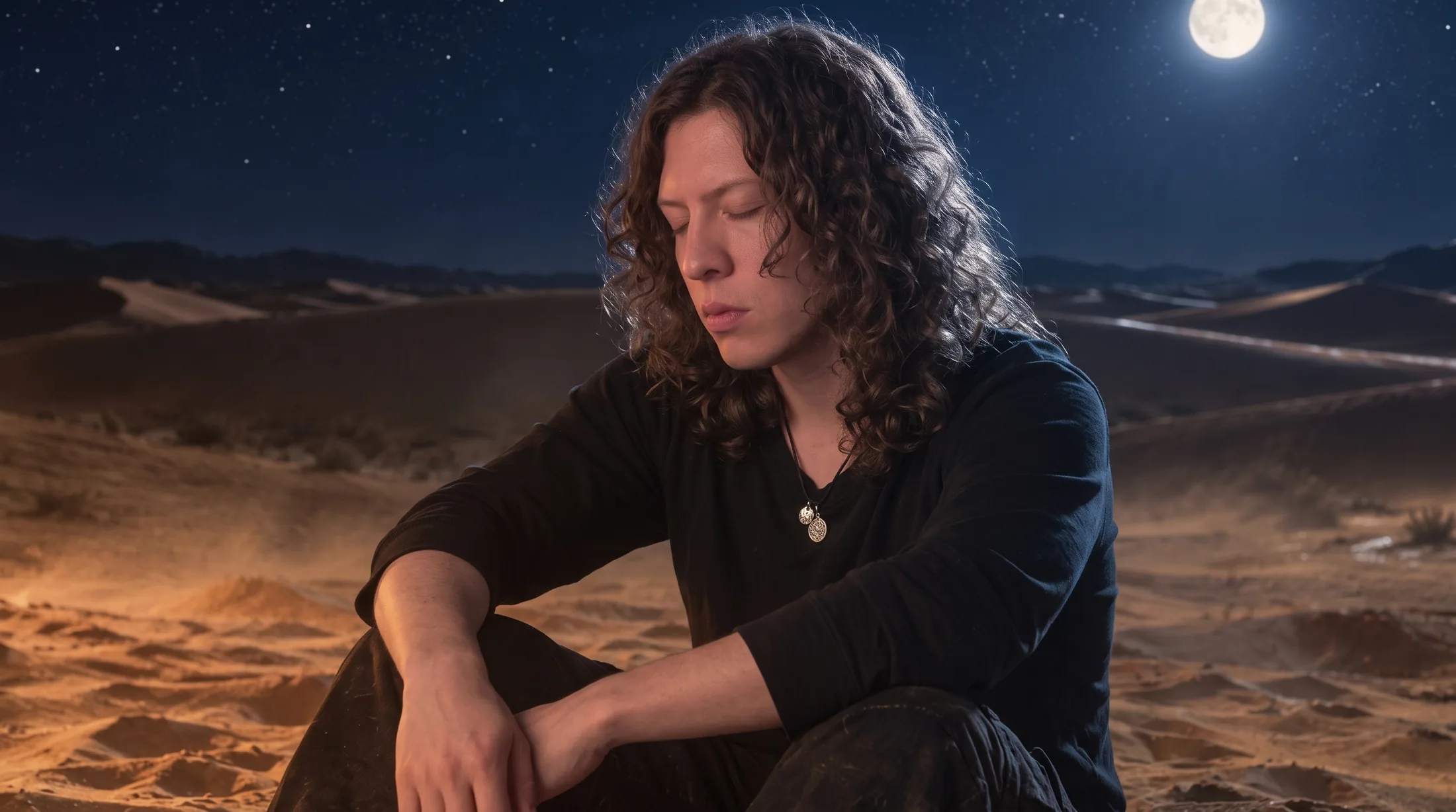 Lex Ermitanio bajo la luna